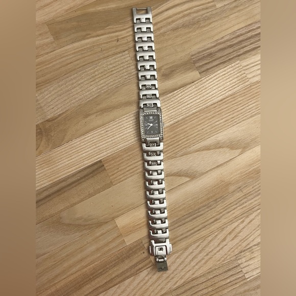 Citizen Eco-Drive Ladies Watch Crystal Black Dial Crystal and Stainless Bracelet - Picture 8 of 14